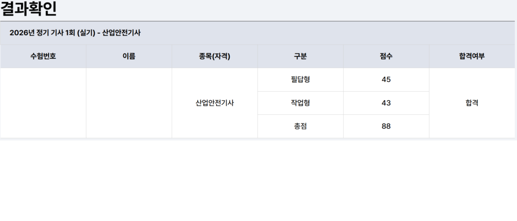 산업안전기사-합격